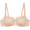 Dámska podprsenka Body Make-Up Illusion Lace Balconette Bra - Triumph naze béžová (00NZ) 085B