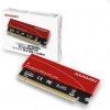 AXAGON PCEM2-S, PCIe x16 - M.2 NVMe M-key slot adaptér, kovový kryt pre pasívne chladenie PCEM2-S