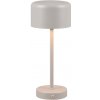 Reality LED stolná lampa JEFF Ultimate grau 15 W 120 lm 3000 K pr. 12,6 x 30 cm