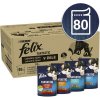 Felix Fantastic hovädzie kuracie tuniak treska v želé 80 x 85 g