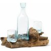 Molton Glass on Wood - Whisky Set