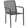 MXR hliníková záhradná stolička Purio antracit