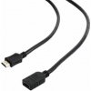 Kábel CABLEXPERT HDMI-HDMI 3m, 1.4, MF tienený, pozlátené kontakty, predlžovací, čierny CC-HDMI4X-10