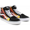 členkové topánky VANS SK8-HI REISSUE (FLAME) Black/Black/True White 42.5
