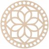 ČistéDrevo Drevené veko na košík - hviezdna mandala Zvoľte variant: 23 cm