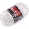 Bavlnená pletacia priadza Twister Ibiza 50 g - 1 ks 1 (10) biela