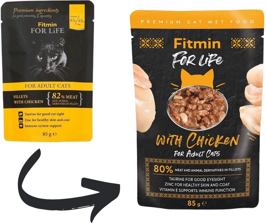 FITMIN for Life Cat Pouch Adult chicken 85 g