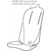 Mäkká vložka Light Grey / Orange Thule 52480