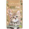 Cats Love Bio 6 x 100 g - junior Bio hydinové
