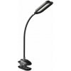 IMMAX LED stolní lampička CLIP/ 7,5W/ DC 12V/1A/ CCT/ IP20/ černá (08998L)