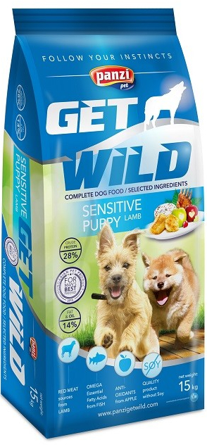 Panzi GetWild Sensitive Puppy 15 kg