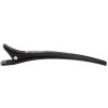 Karbonové klipsy do vlasov Hairway - 12 cm, čierne - 6 ks (42031)