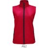 Sol's Race BW Women dámska 2-vrst. softshell. vesta červená pepper