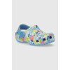 Detské šľapky Crocs STITCH CLASSIC CLOG 209471.CROCS.STITCH.CLA tyrkysová EUR 23/24