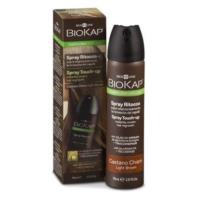 Biokap Nutricolor Delicato Spray Touch Up - Hnedá svetlá - 75 ml