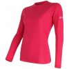 Tričko Sensor Merino Active - Dámske dl. rukáv Magenta XL