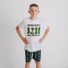 Detské letné pyžamo Minecraft Creeper White Veľkosť: 152/158