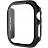 AppleMix Tvrdené sklo + rámček pre Apple Watch 42 mm Series 10 - čierne
