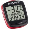 Káblový cyklopočítač Sigma Sport Base 1200 čierno-červený