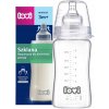 Lovi sklenená dojčenská fľaša na kŕmenie pre bábätká 250 ml, 3m+
