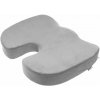CONNECT IT FOR HEALTH Anatomický vankúš na stoličku, sivá