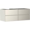 Hansgrohe Xevolos E Umývadlová skrinka 137x56x55 cm, 4 zásuvky, matná béžová/metalická béžová 54237790-HG