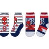 Spider Man - licencia Chlapčenské ponožky - Spider-Man 52341348, biela / šedý melír Farba: Mix farieb, Veľkosť: 23-26