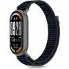Tech-Protect Nylon Stripe remienok na Xiaomi Smart Band 8 / 9 / 10, black/orange