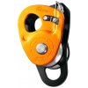 Petzl JAG TRAXION dvojitá výstupová kladka s blonkantom