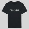 FEARLESS - čierne tričko - L