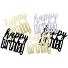 Konfety Glitz Happy Birthday zlaté