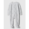 GAP 841428-12 Baby overal z organické bavlny Šedá - 0-3M