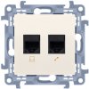 Zásuvka tel/dát. RJ12/RJ45 Cat.6 krémová SIMON10 (simon)
