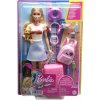 Bábika Barbie cestovateľka, farebná, s príslušenstvom, 24 cm
