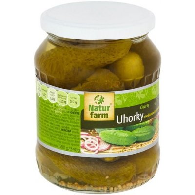 Natur Farm Uhorky sterilizované 680 g