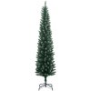 VidaXL Umelý, štíhly vianočný stromček, 300 LED svetiel, 180 cm