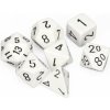 Chessex Sada kostek Chessex Opaque Polyhedral 7-Die Set - Black with White