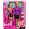 Mattel Barbie: 65th Anniversary Barbie a Ken na bruslích, HXK90