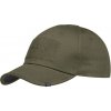 Pentagon TACTICAL BB CAP - taktická šiltovka - OLIVA (Zelená baseballová čiapka s nastaviteľným velcro patentom a velcro panelmi)