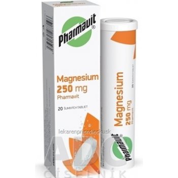 Magnesium 250 mg Pharmavit tbl.eff.20 x 250 mg