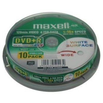 Maxell DVD-R 4,7GB 16x, 10ks