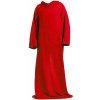 Verk Fleecová TV deka s rukávmi Snuggie 180 x 140 cm červená