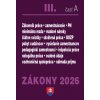 Zákony III. A / 2026 - Pracovnoprávne vzťahy a zamestnávanie