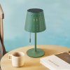 Lindby LED solárna stolová lampa Hilario, zelená, železo, dobíjacia batéria - 10019520