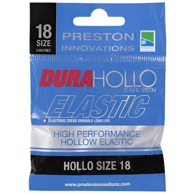 Preston Dura Hollo Elastic amortizér Veľkosť 18 čierna