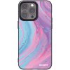 Picasee silikónový čierny obal pre Apple iPhone 15 Pro Max - Pink liquid
