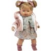 Llorens 42284 ALEXANDRA - realistická bábika so zvukmi a mäkkým látkovým telom - 42 cm MA4-42284