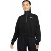 Nike NSW PHNX FLC QZ CROP čierna