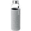 PILVI sklenená fľaša v neoprénovom puzdre, 500 ml, šedá