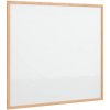 VidaXL Magnetická tabuľa s rámom z masívneho dreva 60x55 cm